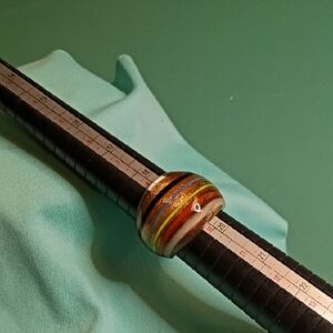 Murano Multicolor Striped Ring